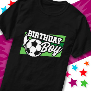 T-shirt Football Football Anniversaire Fête Anniversaire d