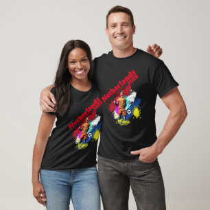 T-shirt Football Football Objectif Célébration Pays-Bas Dr