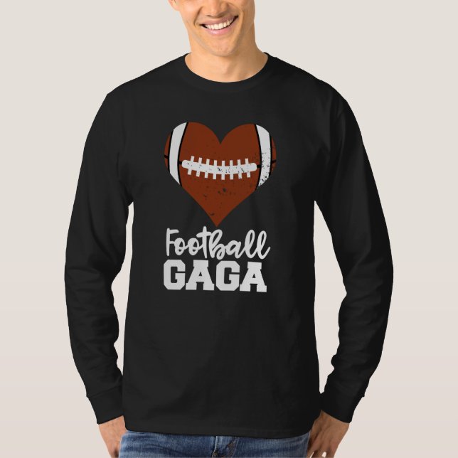 T-shirt Football Gaga Football Heart Grandma Gaga (Devant)