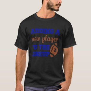 T-shirt Football Grossesse Faire-part Chute Bébé Révélatio