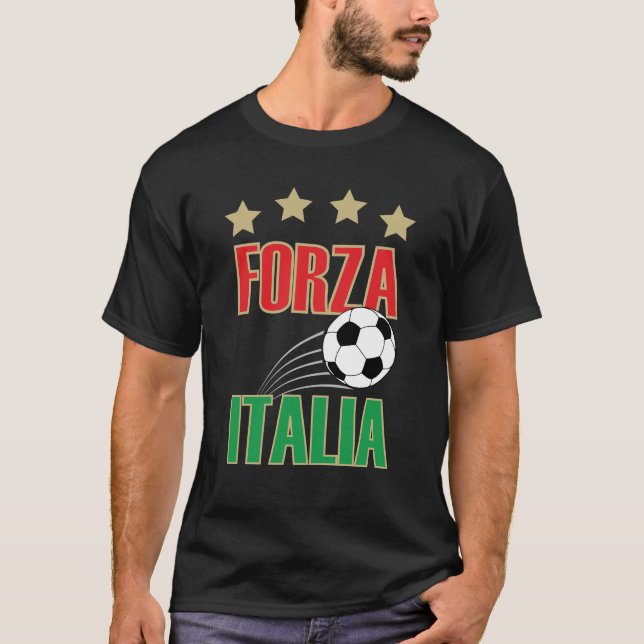 T-shirt Football Italie Forza (Devant)