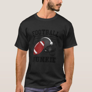T-shirt Football Junkie Football Linebacker Football Graph
