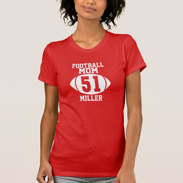 T-shirt Football Maman 51 (Devant)