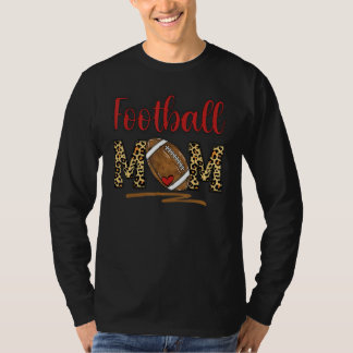 T-shirt Football Maman Drôle Leopard Football