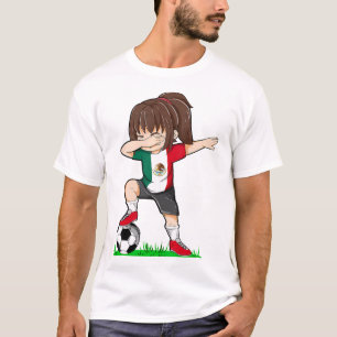 T-shirt Football Mexique Jersey Chemise Mexicaine Drapeau