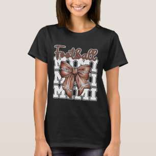 T-shirt Football Mimi Coquette Bow Sport Grand-mère Mères 