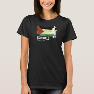 T-shirt Football Palestine Drapeau Football Team Soccer Pl