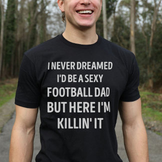 T-shirt Football Papa Drôle Papa Blague