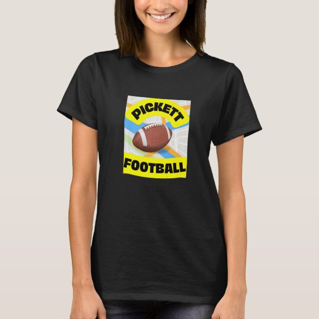 T-shirt Football Pickett Football Lets Go   (Devant)