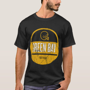T-shirt Football rétro de la baie verte