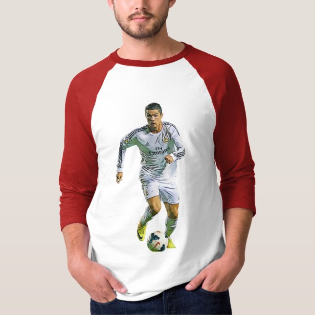 T-shirt Football Ronaldo Messi (Devant)