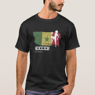 T-shirt Football Sénégal Drapeau Football Femme Football F