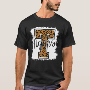 T-shirt Football Tigers École Ventilateur Sport Team Spiri