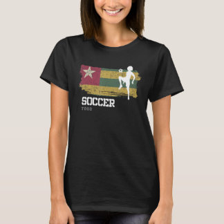 T-shirt Football Togo Drapeau Football Femme Football Fill