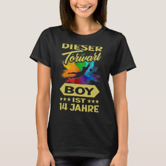 T-shirt Football Top 14 Years Garçon 14 Anniversaire