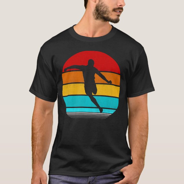 T-shirt football vintage rétro (Devant)