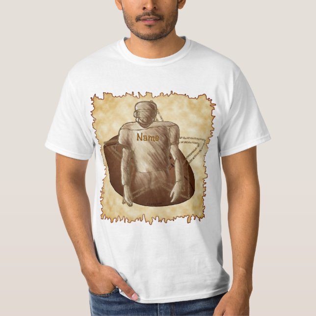 T-shirt Football Warrior (Devant)