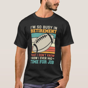 T-shirt footballeur américain à la retraite rugby