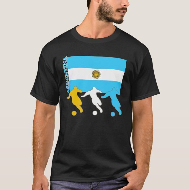 T-shirt Footballeurs de l'Argentine (Devant)