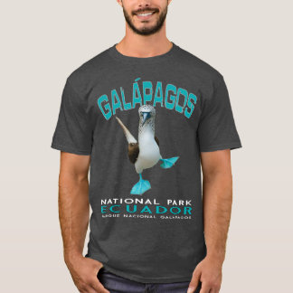 T-shirt Footed bleu de Galapagos