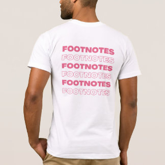 T-shirt Footnotes Staff Shirt