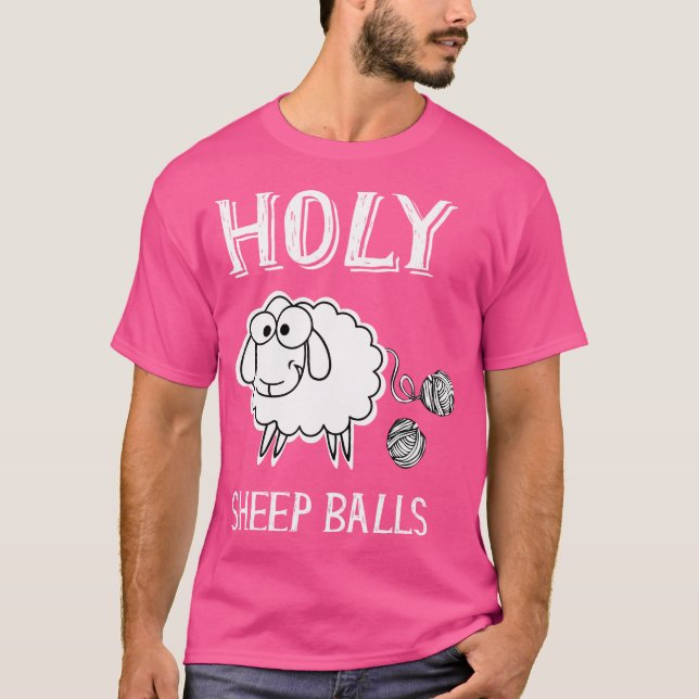T-shirt For Knitter Sheep Funny Sheep Wool (Devant)