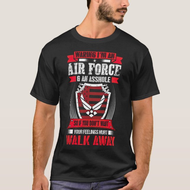 T-shirt Force aérienne FUNNY CHRISTMAS T parier cool  (Devant)