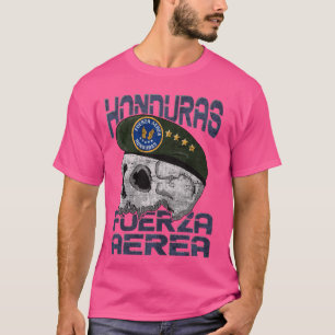 T-shirt Force aérienne hondurienne Armée du Honduras Crâne