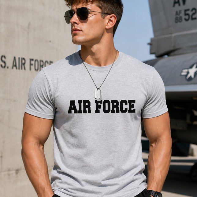 T-shirt Force aérienne minimale simple (Simple Minimal Air Force T-Shirt)