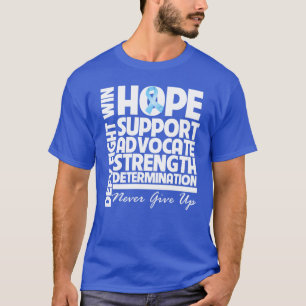 T-shirt Force de soutien d'espoir de cancer de la prostate