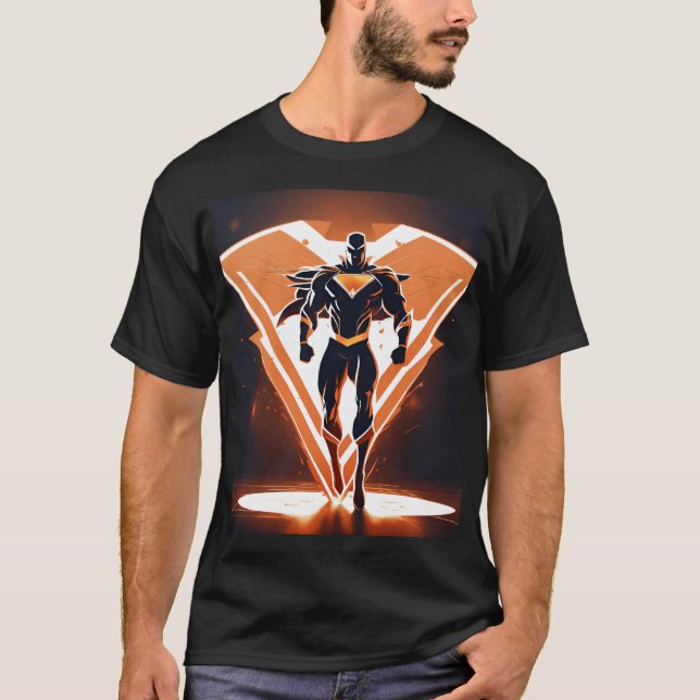 T-shirt "Force des superhéros" (Devant)