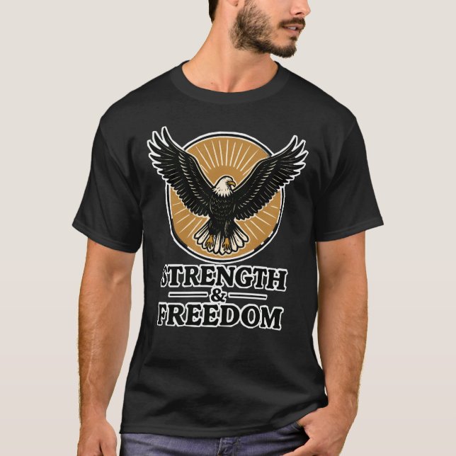 T-shirt Force et liberté Aigle Tee (Devant)
