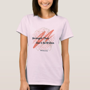 T-shirt Force impossible à briser   Athlètes chrétiens
