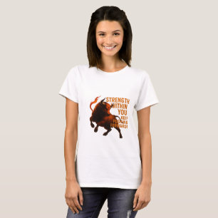 T-SHIRT FORCE INTÉRIEURE CONTINUEZ D'AVANCER