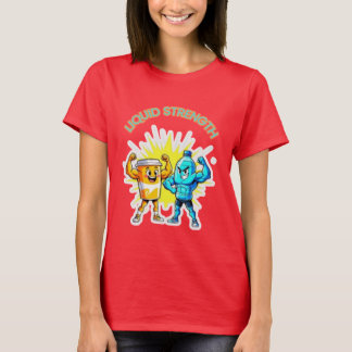 T-shirt Force Liquide – Design de Muscle de Jus et d'Eau D