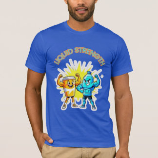 T-shirt Force Liquide – Design de Muscle de Jus et d'Eau D