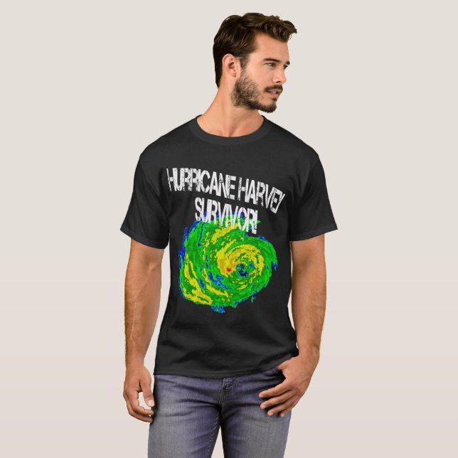 T-shirt Force pour le Texas !  Survivant de Harvey (Devant entier)