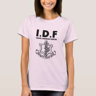 T-shirt Forces de défense de film encreur Israël - les