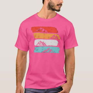 T-shirt Forest Nature Mountains Randonnée Camping Extérieu