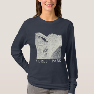 T-shirt Forest Park Bridge, manche longue