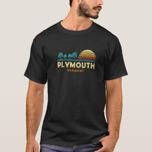 T-shirt Forêt à feuillage persistant Sunset Plymouth Forêt