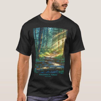 T-shirt Forêt de Białowieża Pologne