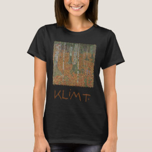 T-shirt Forêt de bouleaux par Gustav Klimt, Art Nouveau vi
