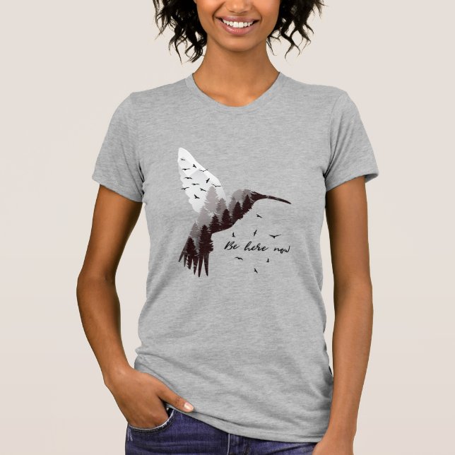 T-shirt Forêt de colibris (Devant)