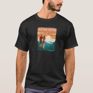 T-shirt Forêt de randonnée Great Smoky Mountains
