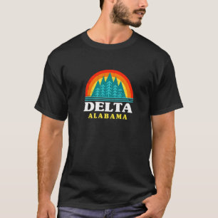 T-shirt Forêt Delta à feuillage persistant Sunset Alabama