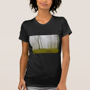T-shirt Forêt d'Imaginaires avec brouillard et feuillage j