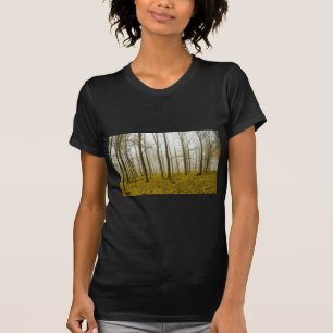 T-shirt Forêt d'Imaginaires avec brouillard et feuilles ja