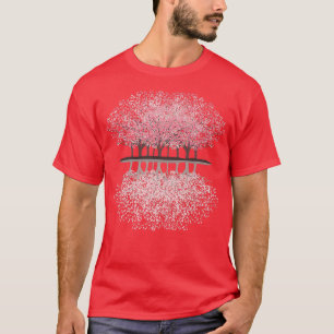 T-shirt Forêt Japon Fleur japonaise Fleur Cherche Blossom 