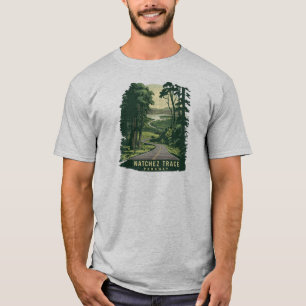 T-shirt Forêt Mississippi de Natchez Trace Parkway